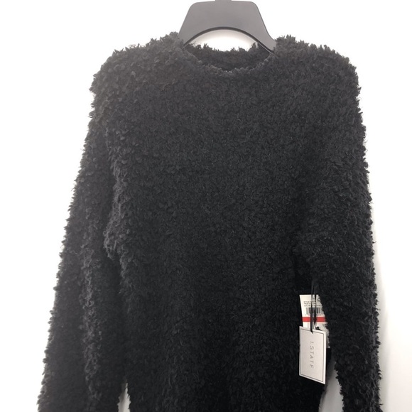 43. NWT 1 State Cozy Scoop Neck Black Sweater - Picture 5 of 8